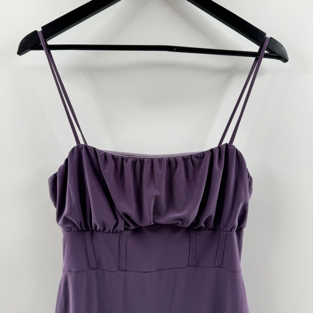Glare Purple Spaghetti Strap Mini Dress Size Large Women’s - Picture 2 of 6